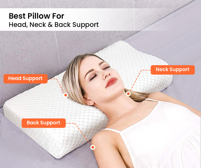 Contour Cervical Memory Pillow with Cover