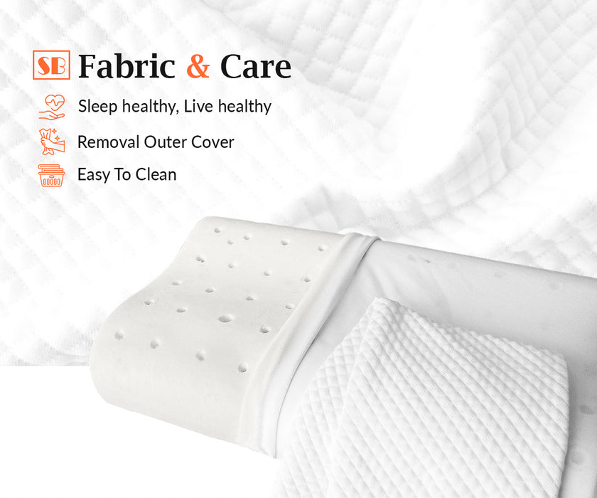 Contour Cervical Memory Pillow with Cover
