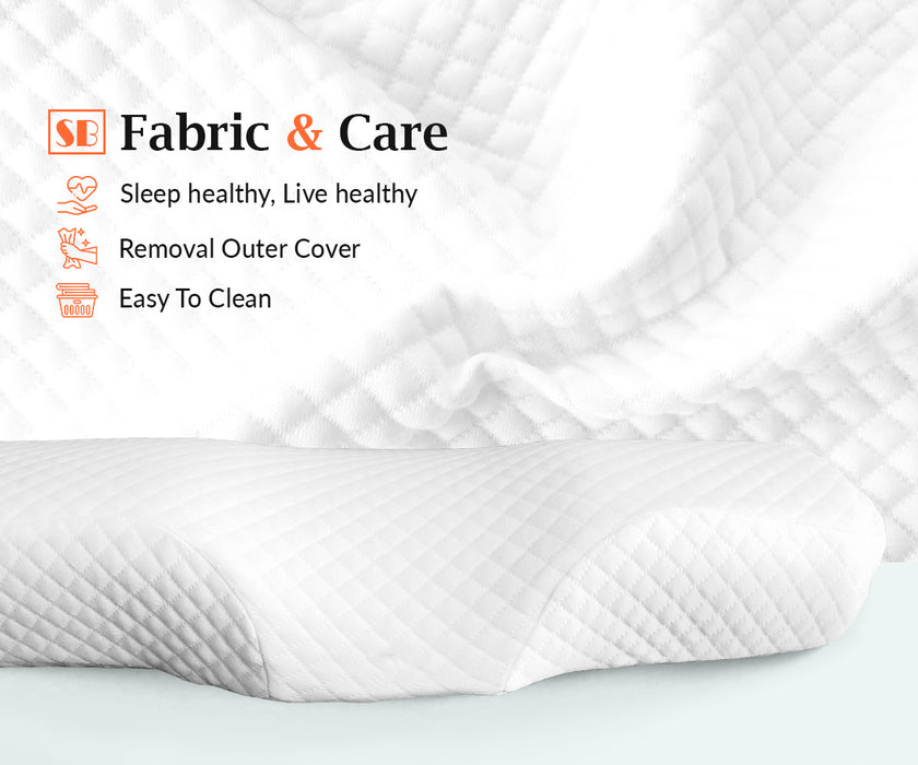 Butterfly Design Memory Foam Pillow with Cover