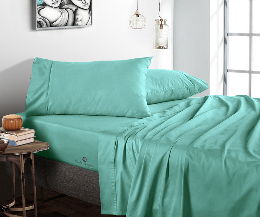 Aqua Green Bed Sheets