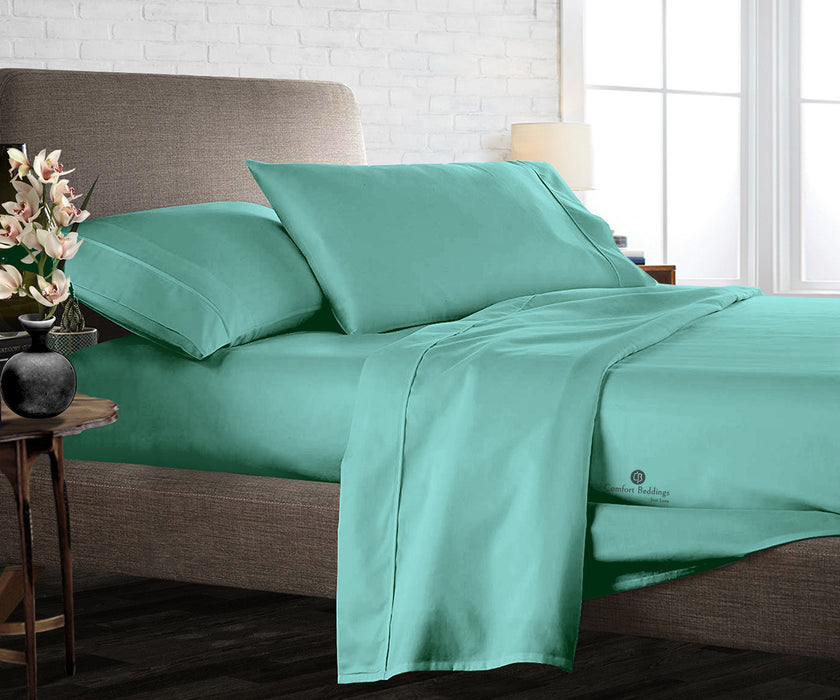 Aqua Green Bed Sheets
