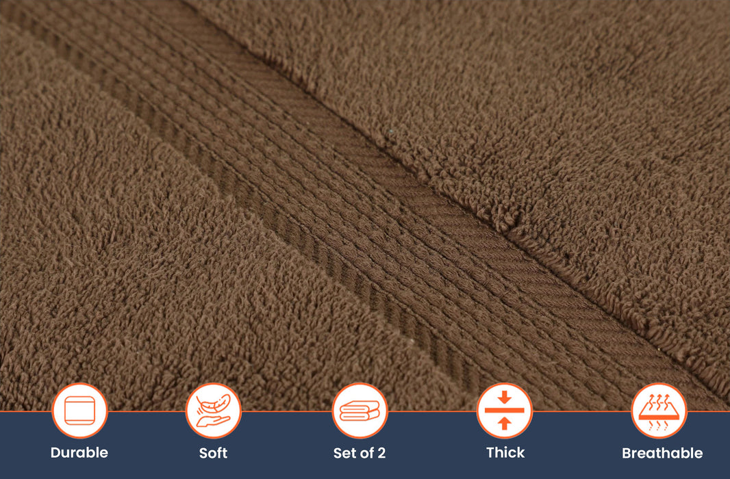 Brown | Elantra Zero Twist Bath Towels