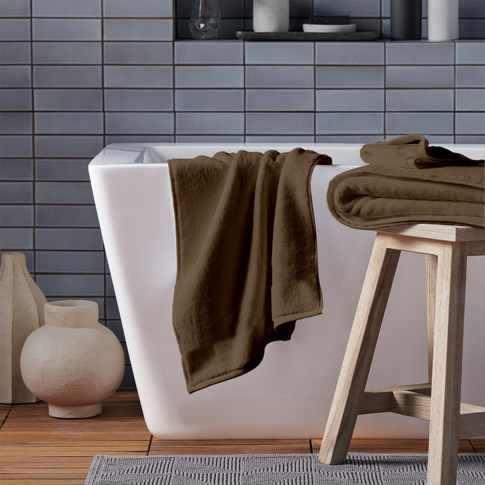 Brown | Elantra Zero Twist Bath Towels