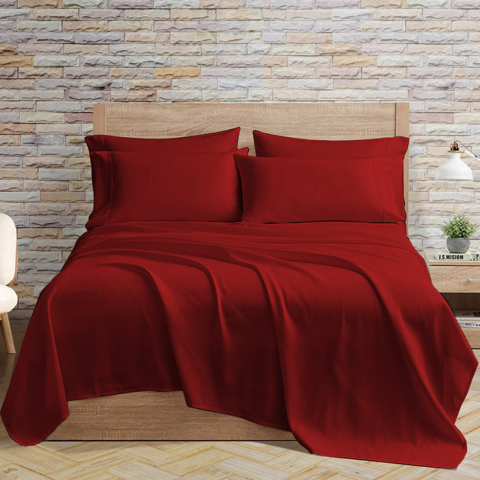 Trendy Colors Combo Pack of 1 Fitted, 1 Flat Sheet, 1 Comforter And 4 Pillow Cases
