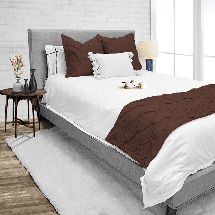 Chocolate Pinch Bed Runner