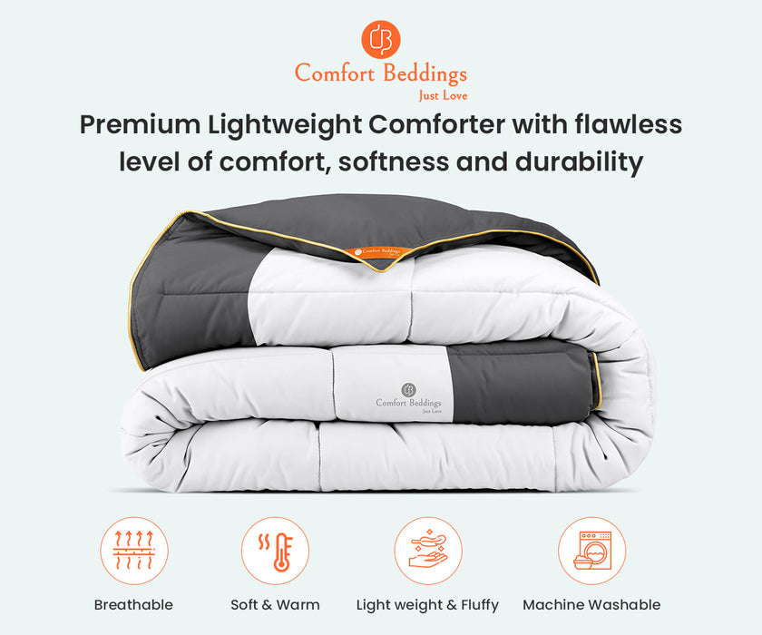 Dark Grey Dual Tone Comforter