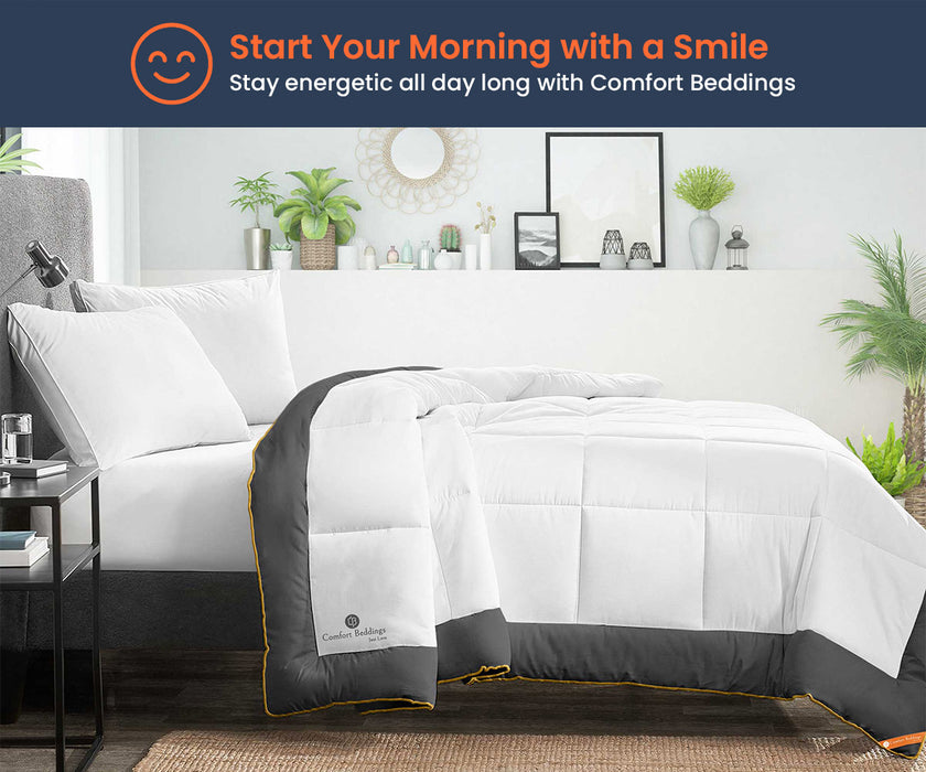 Dark Grey Dual Tone Comforter