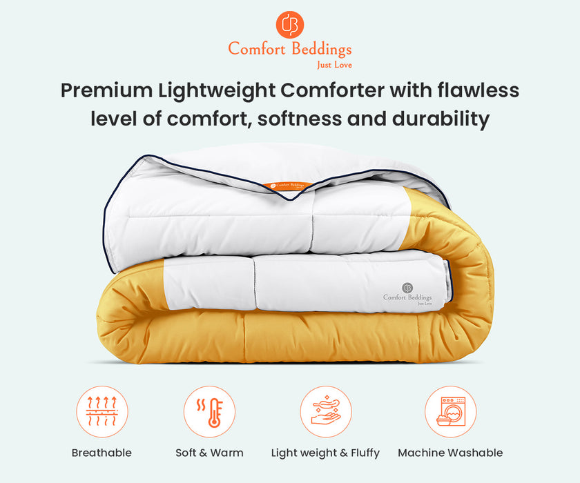 Golden Contrast Comforter