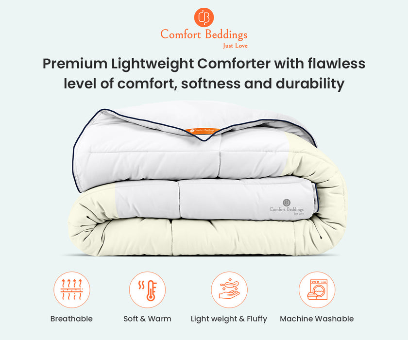 Ivory Contrast Comforter