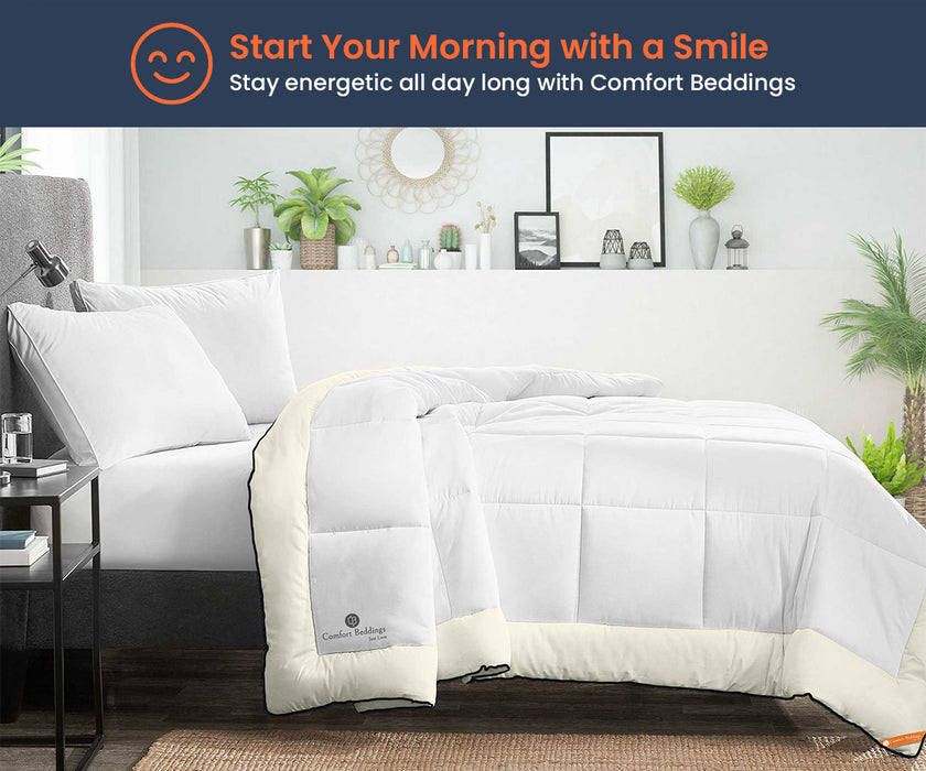 Ivory Dual Tone Comforter