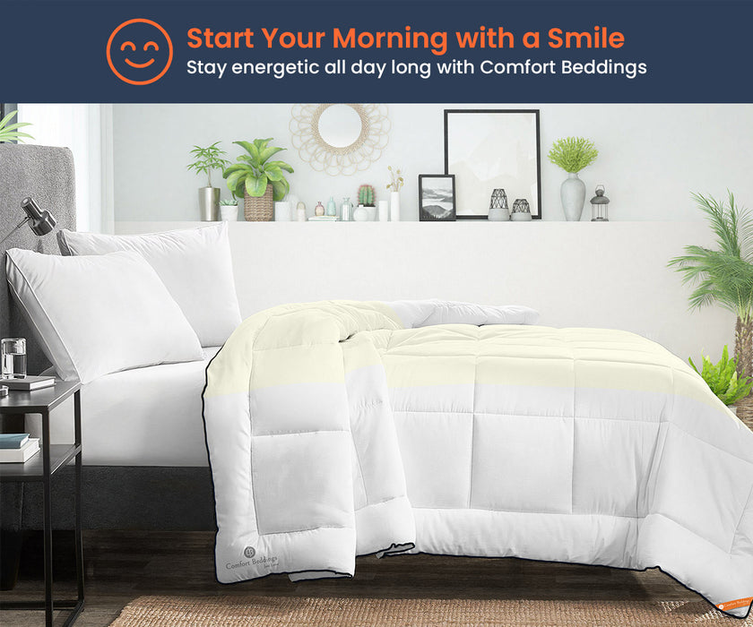 Ivory Contrast Comforter