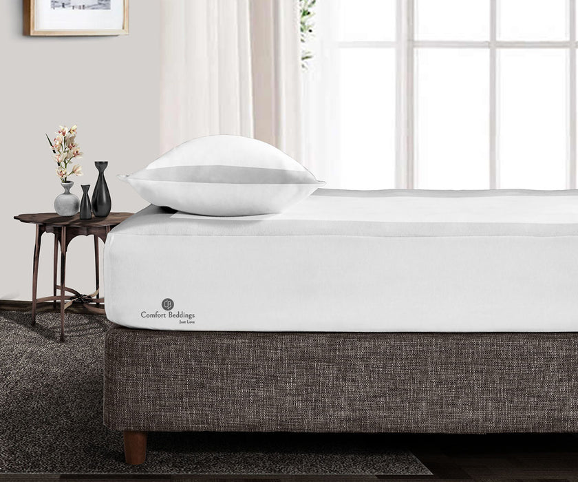 Light Grey two tone Fitted Bed Sheet
