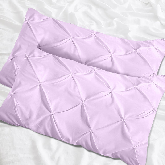 Lilac Pinch Pillow Covers