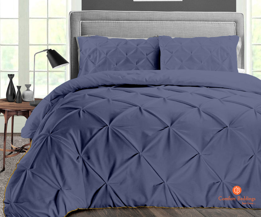 Mediterranean Blue Pinch comforter