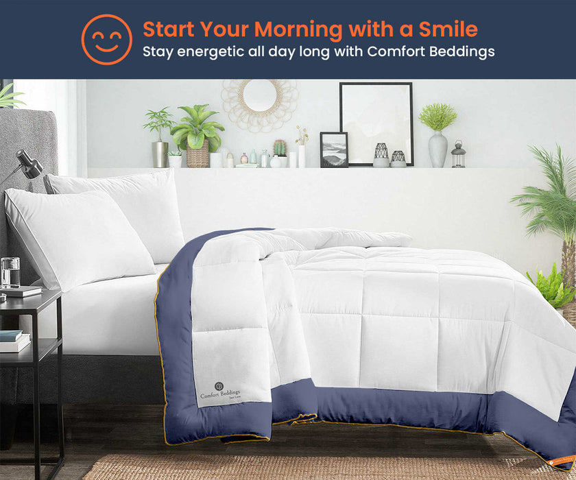 Mediterranean Blue Dual Tone Comforter