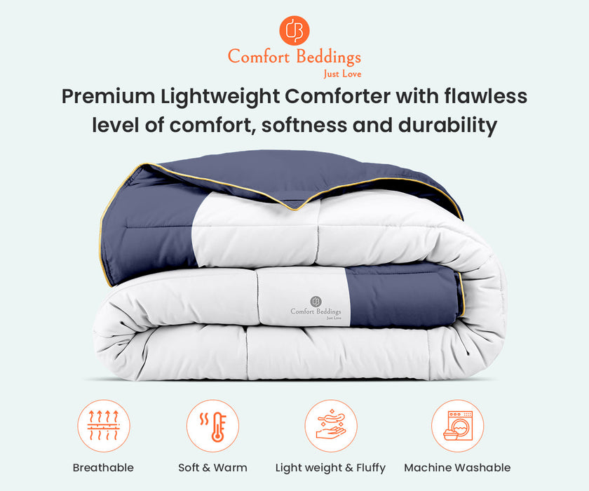 Mediterranean Blue Dual Tone Comforter