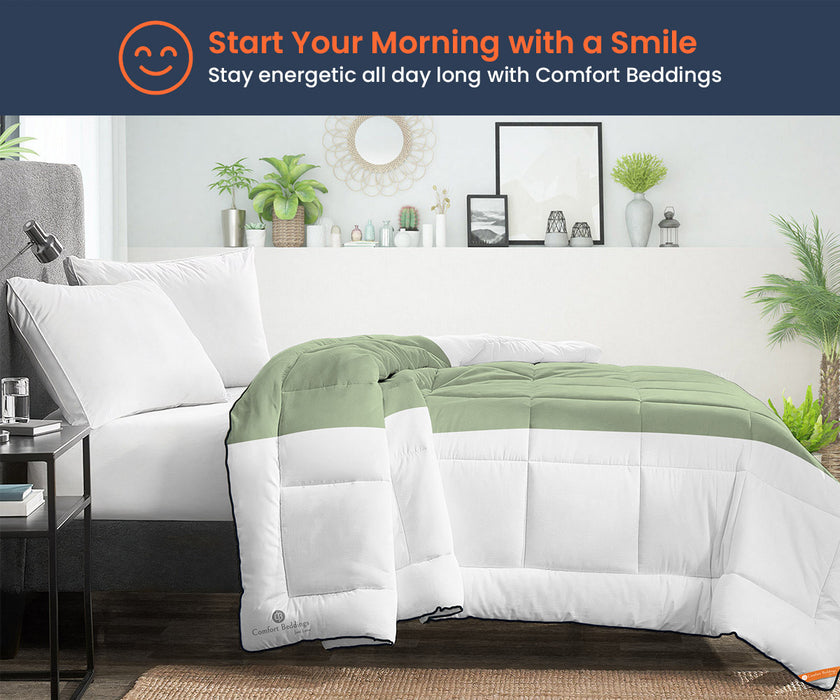 Moss Contrast Comforter