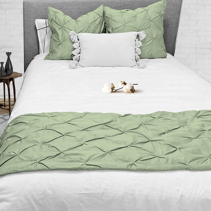 Moss Pinch Bed Runner