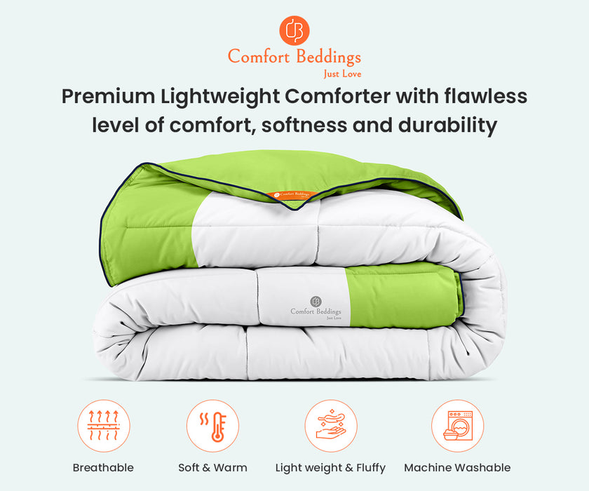 Parrot Green Dual Tone Comforter