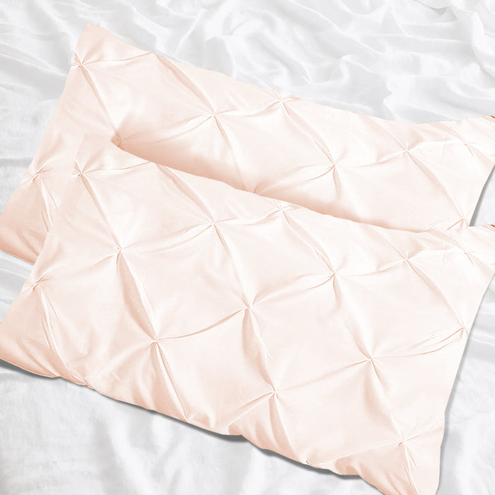 Peach Pinch Pillow Covers