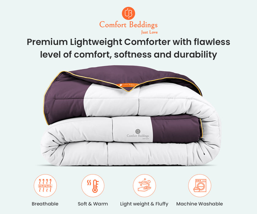 Plum Dual Tone Comforter