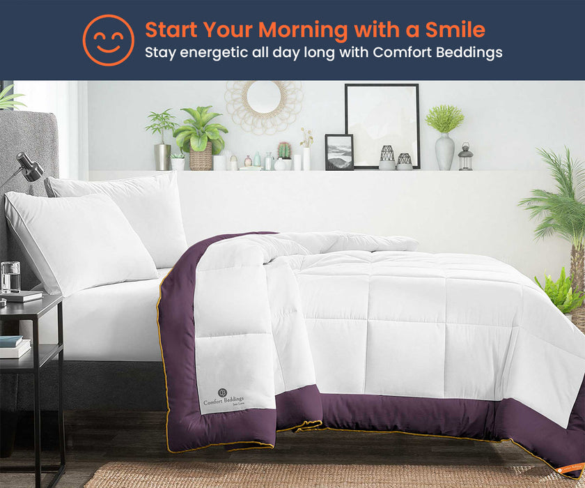 Plum Dual Tone Comforter