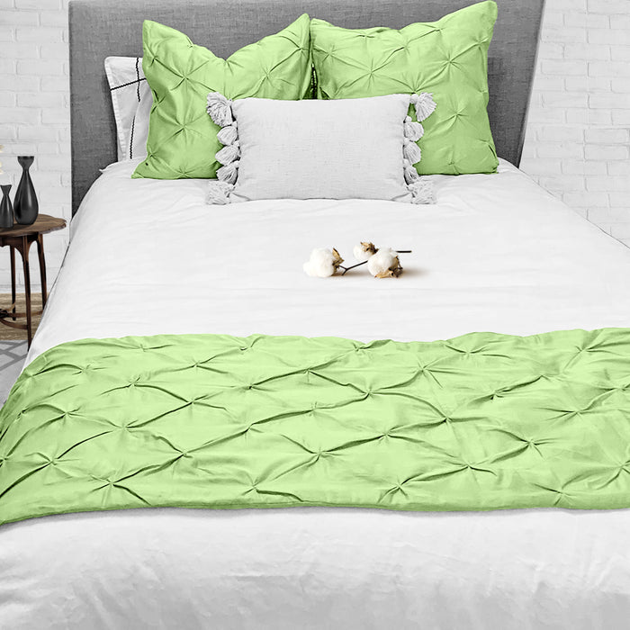 Sage Pinch Bed Runner
