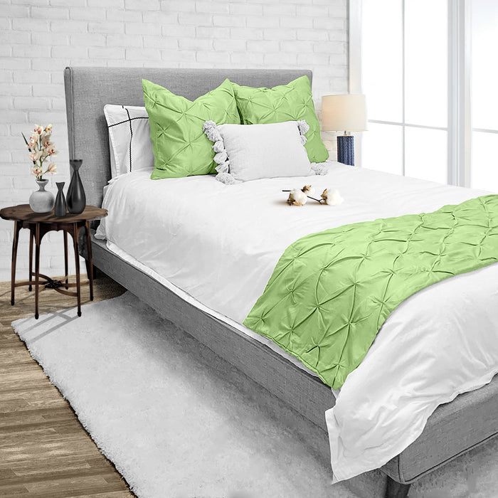 Sage Pinch Bed Runner