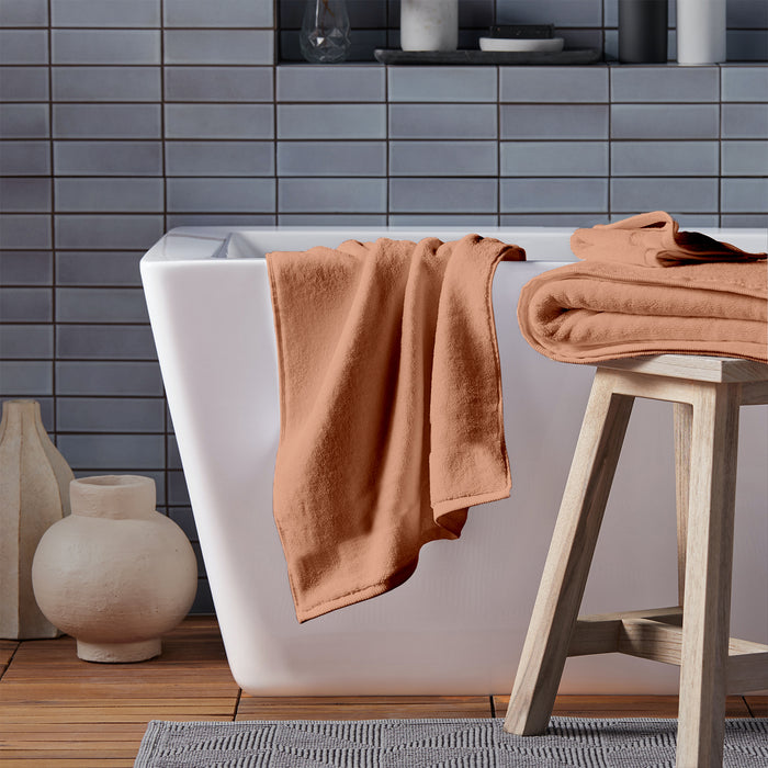 Salmon | Elantra Zero Twist Bath Towels