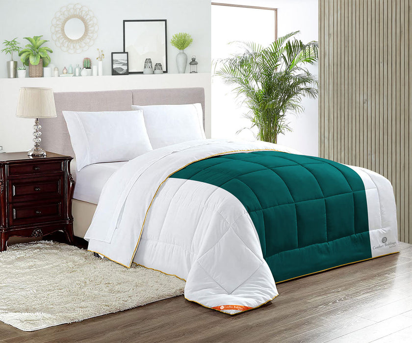 Teal Contrast Comforter