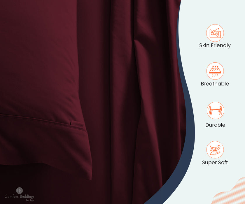Wine Bed Sheets