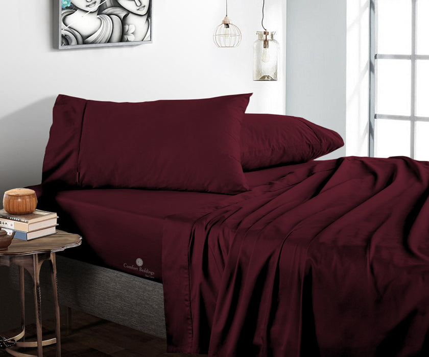 Wine Bed Sheets