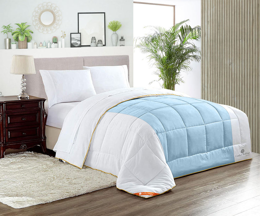 Light Blue Contrast Comforter