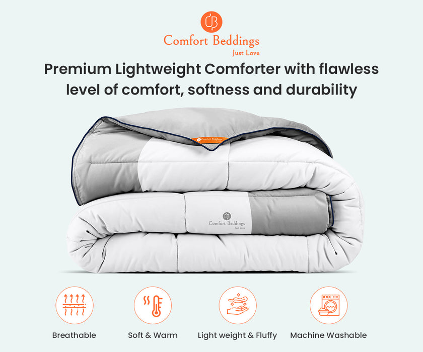 Light Grey Comforter Dual Tone