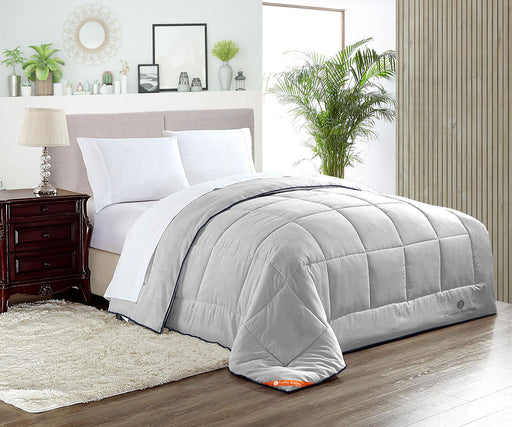 Light Grey Fitted Bedsheet Combo Offer - Comfort Beddings