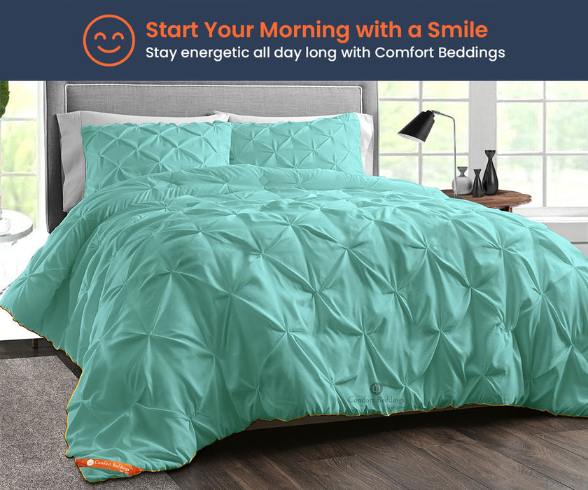 Aqua green Pinch comforter