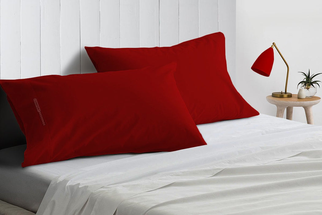 burgundy pillow cases