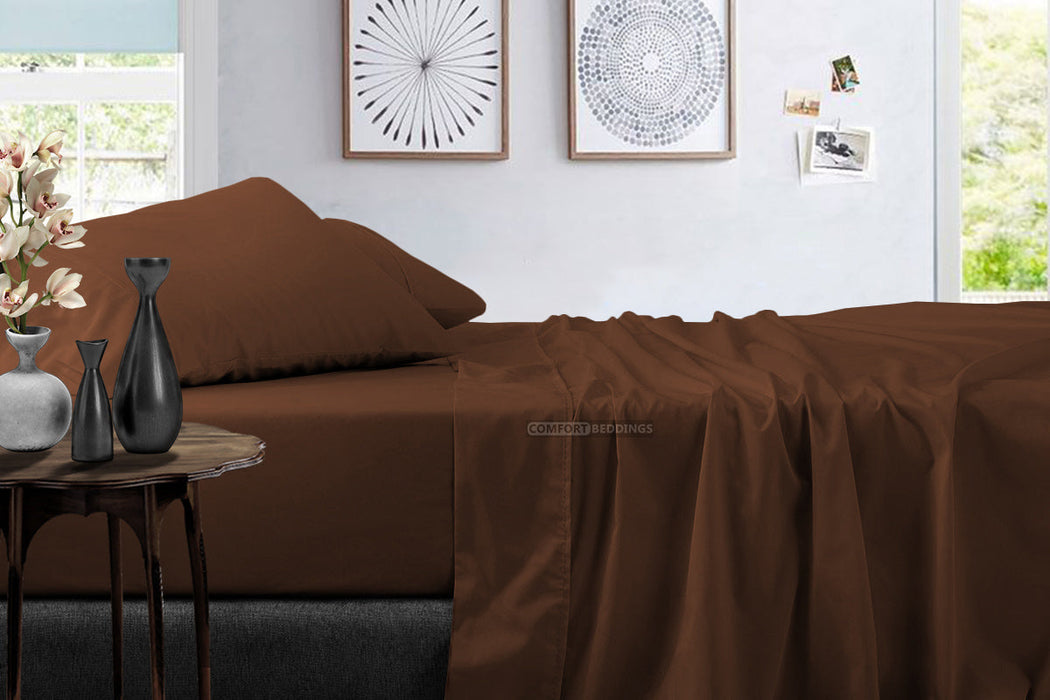 Classy Soft Chocolate Brown Sheet Set