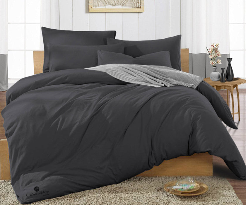 Dark grey duvet cover