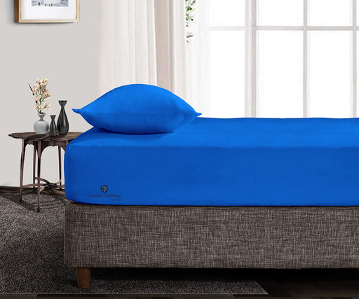 Royal Blue Fitted Bed Sheet - Comfort Beddings