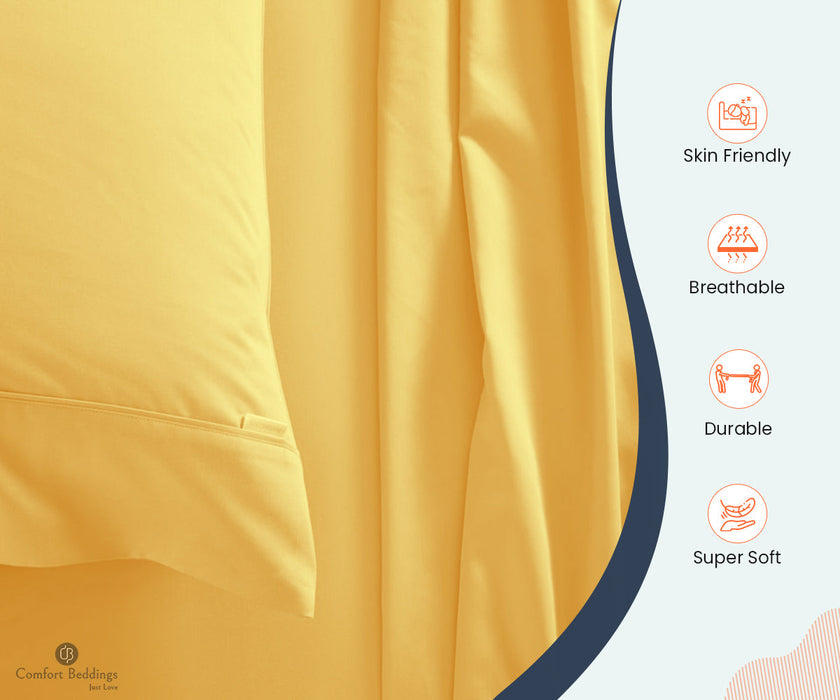 golden queen size flat sheet size