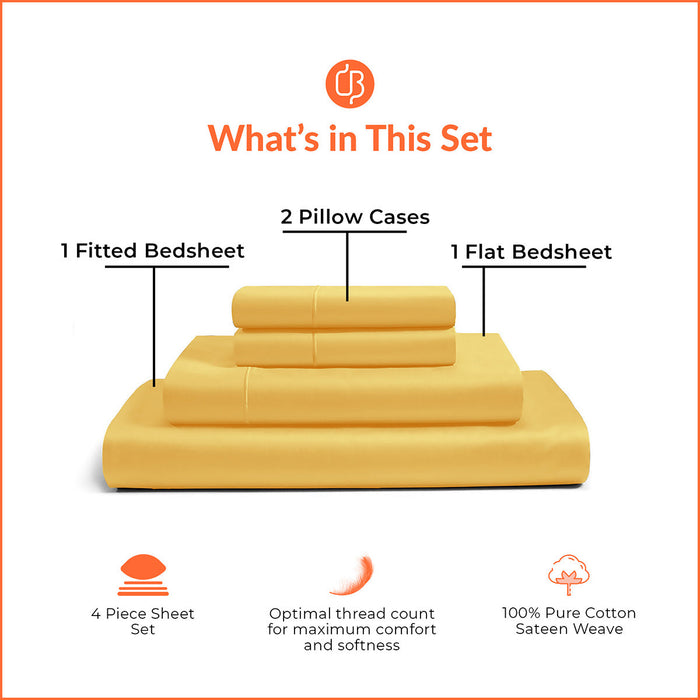 Golden Bedsheet Set