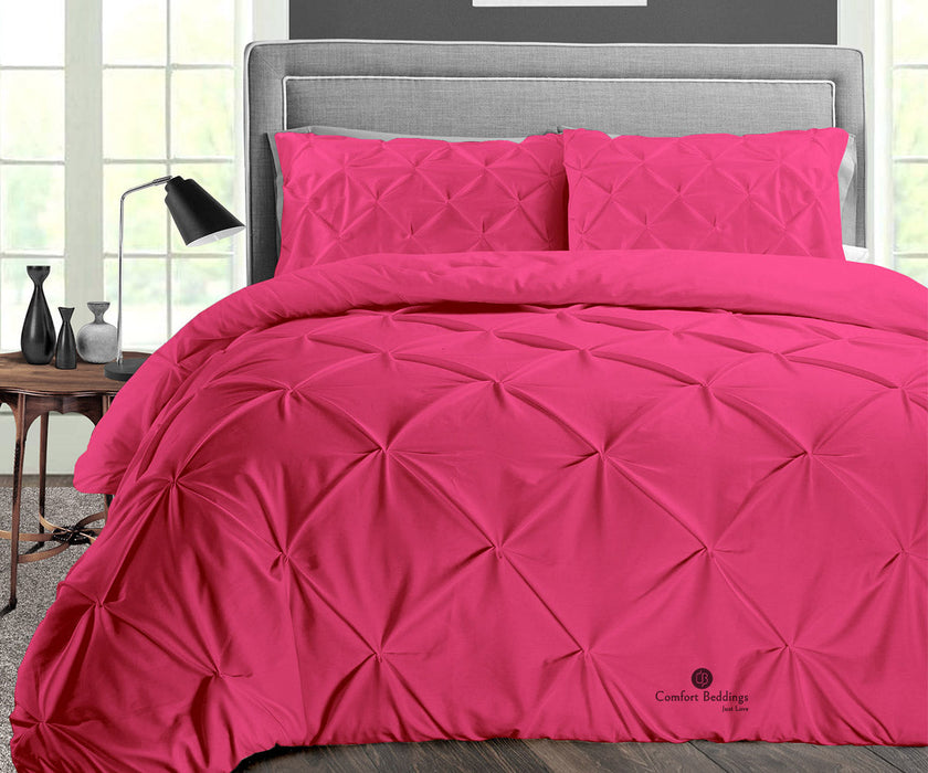 Hot Pink Pinch Duvet Cover