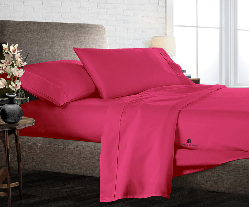 hot pink flat sheets