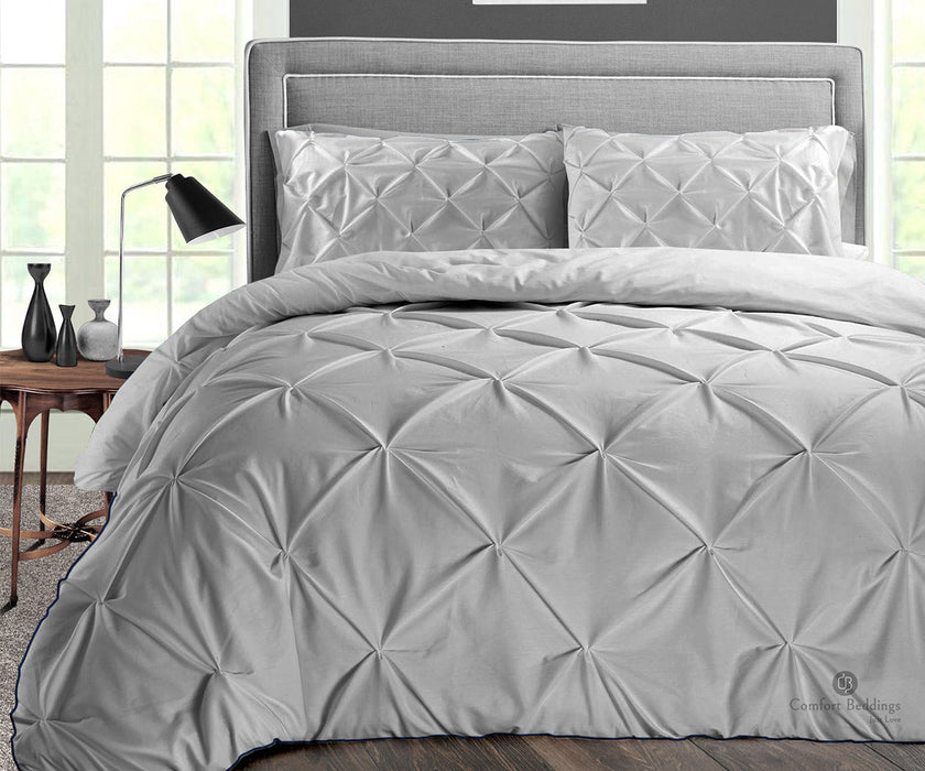 Light Gray Pinch comforter