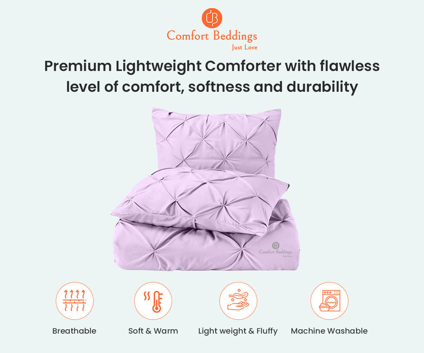 Lilac Pinch comforter