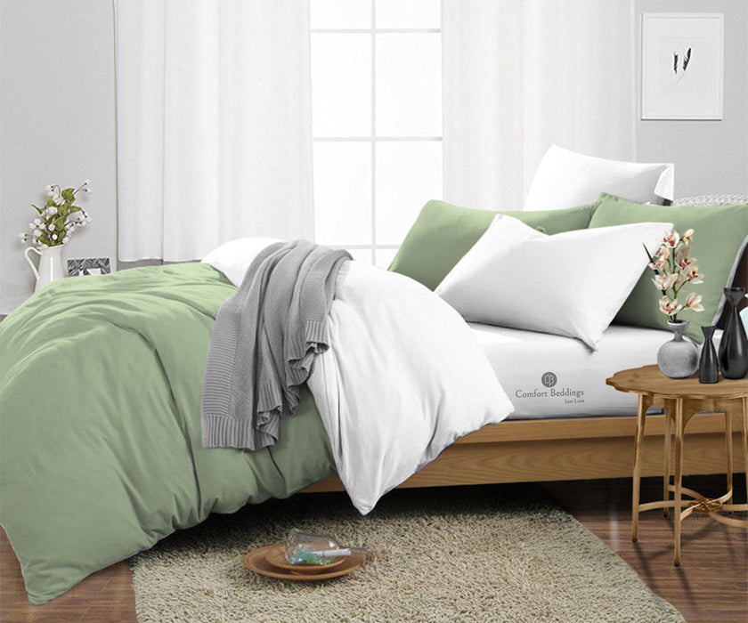 Moss Reversible Duvet Cover