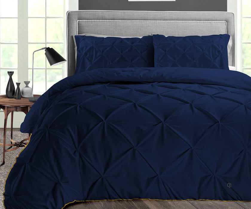 Navy Blue Pinch comforter
