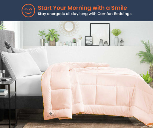 Peach Comforter - Comfort Beddings