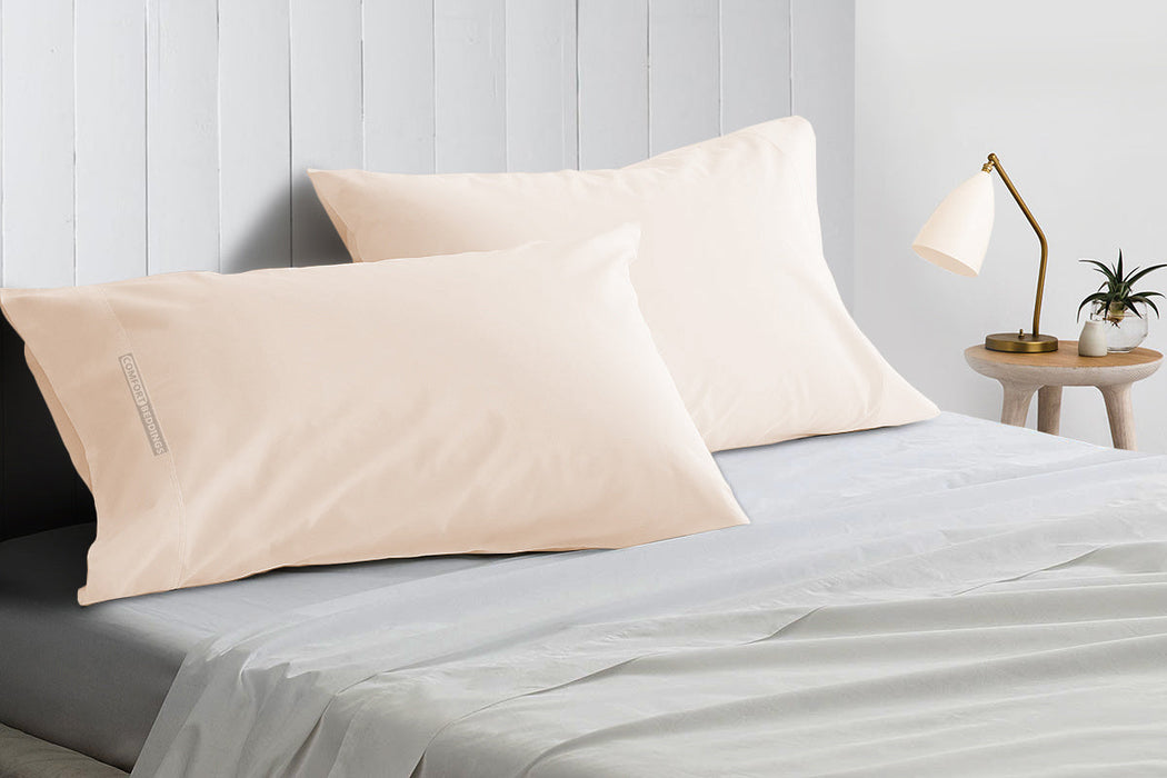 Peach pillow covers